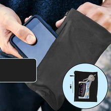 Заредете изображение във визуализатора на галерията – Elastic fabric armband armband for running fitness L gray - TopMag
