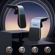 Заредете изображение във визуализатора на галерията – Ugreen magnetic car holder for the ventilation grille, silver (LP290) - TopMag
