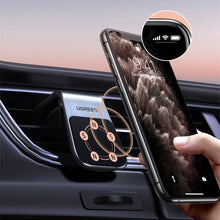Заредете изображение във визуализатора на галерията – Ugreen magnetic car holder for the ventilation grille, silver (LP290) - TopMag

