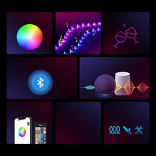 Заредете изображение във визуализатора на галерията – Sonoff L2-5M kit intelligent waterproof LED strip 5m RGB remote control Wi-Fi power supply - TopMag
