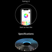 Заредете изображение във визуализатора на галерията – Sonoff L2-2M kit intelligent waterproof LED strip 2m RGB remote control Wi-Fi power supply - TopMag
