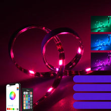 Заредете изображение във визуализатора на галерията – Sonoff L2-2M kit intelligent waterproof LED strip 2m RGB remote control Wi-Fi power supply - TopMag
