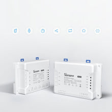 Заредете изображение във визуализатора на галерията – Sonoff Smart 4 Channel Relay Wi-Fi Current Switch White (4CHR3) - TopMag
