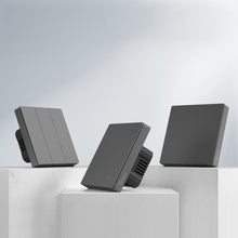 Заредете изображение във визуализатора на галерията – Sonoff smart 1-channel Wi-Fi wall switch black (M5-1C-80) - TopMag
