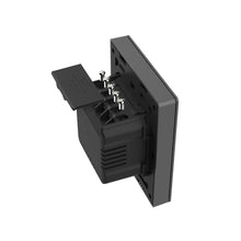 Заредете изображение във визуализатора на галерията – Sonoff smart 2-channel Wi-Fi wall switch black (M5-2C-80) - TopMag

