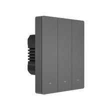 Заредете изображение във визуализатора на галерията – Sonoff Smart 3-Channel Wi-Fi Wall Switch Black (M5-3C-80) - TopMag
