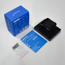 Заредете изображение във визуализатора на галерията – Sonoff Smart 3-Channel Wi-Fi Wall Switch Black (M5-3C-80) - TopMag
