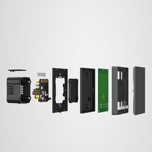 Заредете изображение във визуализатора на галерията – Sonoff smart 2-channel Wi-Fi wall switch black (M5-2C-86) - TopMag

