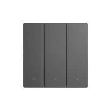 Заредете изображение във визуализатора на галерията – Sonoff Smart 3 Channel WiFi Wall Switch Black (M5-3C-86) - TopMag
