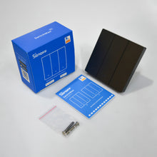 Заредете изображение във визуализатора на галерията – Sonoff Smart 3 Channel WiFi Wall Switch Black (M5-3C-86) - TopMag
