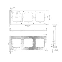 Заредете изображение във визуализатора на галерията – Sonoff triple mounting frame for the installation of M5-80 wall switches - TopMag
