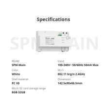 Заредете изображение във визуализатора на галерията – Sonoff SPM-Main smart switch Wi-Fi / Ethernet power meter - TopMag
