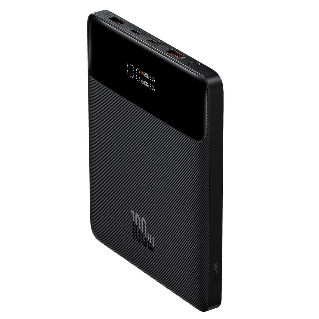 Baseus Blade ultra-thin powerbank 100W 20000mAh black PD QC SCP FCP (PPDGL-01) - TopMag