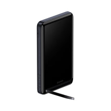 Заредете изображение във визуализатора на галерията – Baseus Magnetic Bracket Power Bank with MagSafe Wireless Charging 10000mAh 20W Navy Blue (PPCX000003) + USB Type C Baseus Xiaobai Series 60W 0.5m - TopMag
