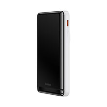 Заредете изображение във визуализатора на галерията – Baseus Magnetic Bracket Powerbank with MagSafe Wireless Charging 10000mAh 20W white (PPCX000002) + USB Type C Baseus Xiaobai Series 60W 0.5m - TopMag
