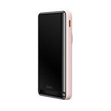 Заредете изображение във визуализатора на галерията – Baseus Magnetic Bracket Powerbank with MagSafe Wireless Charging 10000mAh 20W pink (PPCX000004) + USB Type C Baseus Xiaobai Series 60W 0.5m - TopMag
