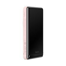 Заредете изображение във визуализатора на галерията – Baseus Magnetic Bracket Powerbank with MagSafe Wireless Charging 10000mAh 20W pink (PPCX000004) + USB Type C Baseus Xiaobai Series 60W 0.5m - TopMag
