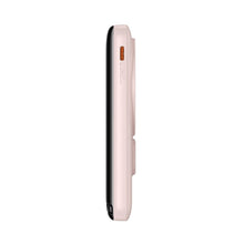 Заредете изображение във визуализатора на галерията – Baseus Magnetic Bracket Powerbank with MagSafe Wireless Charging 10000mAh 20W pink (PPCX000004) + USB Type C Baseus Xiaobai Series 60W 0.5m - TopMag

