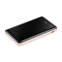 Заредете изображение във визуализатора на галерията – Baseus Magnetic Bracket Powerbank with MagSafe Wireless Charging 10000mAh 20W pink (PPCX000004) + USB Type C Baseus Xiaobai Series 60W 0.5m - TopMag
