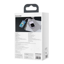 Заредете изображение във визуализатора на галерията – Baseus Qpow powerbank 10000mAh built-in USB Type-C cable 22.5W Quick Charge SCP AFC FCP purple (PPQD020105) - TopMag
