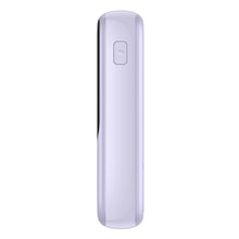 Заредете изображение във визуализатора на галерията – Baseus Qpow powerbank 10000mAh built-in USB Type-C cable 22.5W Quick Charge SCP AFC FCP purple (PPQD020105) - TopMag
