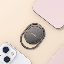 Заредете изображение във визуализатора на галерията – Baseus Rails self-adhesive ring holder phone stand gray (LUGD000013) - TopMag
