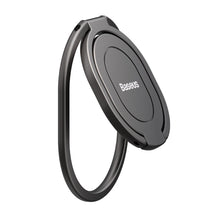 Заредете изображение във визуализатора на галерията – Baseus Rails self-adhesive ring holder phone stand gray (LUGD000013) - TopMag
