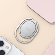 Заредете изображение във визуализатора на галерията – Baseus Rails self-adhesive ring holder phone stand silver (LUGD000012) - TopMag
