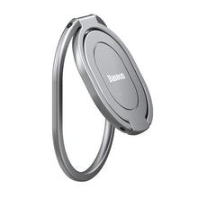 Заредете изображение във визуализатора на галерията – Baseus Rails self-adhesive ring holder phone stand silver (LUGD000012) - TopMag
