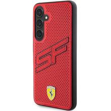Заредете изображение във визуализатора на галерията – Original FERRARI hardcase Big SF Perforated FEHCS24SPINR for Samsung Galaxy  S24 Red
