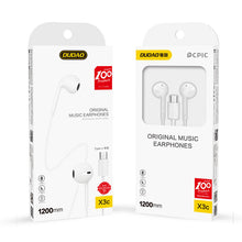 Заредете изображение във визуализатора на галерията – Dudao in-ear headphones with USB Type-C connector white (X3C) - TopMag
