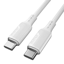 Заредете изображение във визуализатора на галерията – Dudao USB Type C cable for charging and data transfer 100W PD 1m white (L5S_1M) - TopMag
