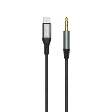 Заредете изображение във визуализатора на галерията – Dudao audio cable USB-C - mini jack 3.5mm gray (L11PROT) - TopMag
