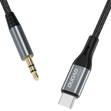 Заредете изображение във визуализатора на галерията – Dudao audio cable USB-C - mini jack 3.5mm gray (L11PROT) - TopMag
