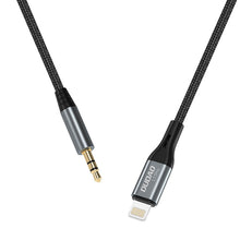 Заредете изображение във визуализатора на галерията – Dudao audio cable Lightning - mini jack 3.5mm gray (L11PRO) - TopMag
