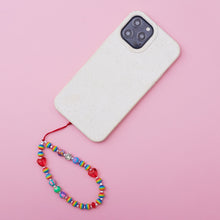 Заредете изображение във визуализатора на галерията – Multicolor phone lanyard pendant, string beads, pattern 2 - TopMag
