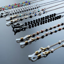 Заредете изображение във визуализатора на галерията – Chain pendant for glasses ornament beads string (pattern 3) - TopMag
