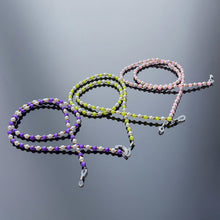 Заредете изображение във визуализатора на галерията – A chain for glasses, beads, a purple pendant - TopMag
