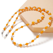 Заредете изображение във визуализатора на галерията – A chain for glasses, beads, an orange pendant - TopMag
