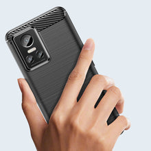 Заредете изображение във визуализатора на галерията – Carbon Case Flexible cover for Realme GT Neo 3 black - TopMag
