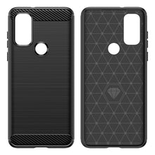 Заредете изображение във визуализатора на галерията – Carbon Case Flexible Cover Sleeve Motorola Moto G Play 2022 black - TopMag
