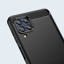Заредете изображение във визуализатора на галерията – Carbon Case Flexible Cover Sleeve for Samsung Galaxy M53 5G black - TopMag
