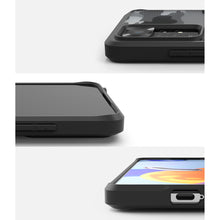 Заредете изображение във визуализатора на галерията – Ringke Fusion Matte Cover Case with Gel Frame for Xiaomi Redmi Note 11 Pro 5G / 11 Pro Black Camo Black (FM624E73) - TopMag
