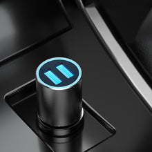 Заредете изображение във визуализатора на галерията – Dudao car charger 2x USB 3.4A gray (R5s gray) - TopMag
