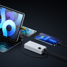 Заредете изображение във визуализатора на галерията – Baseus Adaman2 powerbank with digital display 10000mAh 30W 2 x USB / 1x USB Type C Power Delivery Quick Charge SCP white (PPAD040002) - TopMag
