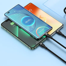 Заредете изображение във визуализатора на галерията – Baseus Flash Series II USB Type C / USB Type A cable - USB Type C / Lightning / micro USB 100 W 1.5 m black (CASS030201) - TopMag
