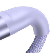 Заредете изображение във визуализатора на галерията – Baseus Flash Series II USB Type C / USB Type A cable - USB Type C / Lightning / micro USB 100 W 1.5 m purple (CASS030205) - TopMag
