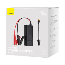 Заредете изображение във визуализатора на галерията – Baseus IGBT Car Inverter Inverter 300W 220V (CN / EU Plug) Black (CGNB010101) - TopMag
