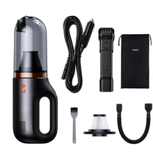 Заредете изображение във визуализатора на галерията – Baseus A7 mini car vacuum cleaner 90 W 6000 Pa dark gray (VCAQ020213) - TopMag
