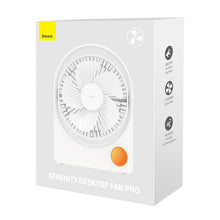 Заредете изображение във визуализатора на галерията – Baseus Serenity Fan Desk Fan Pro White (ACJX000002) - TopMag
